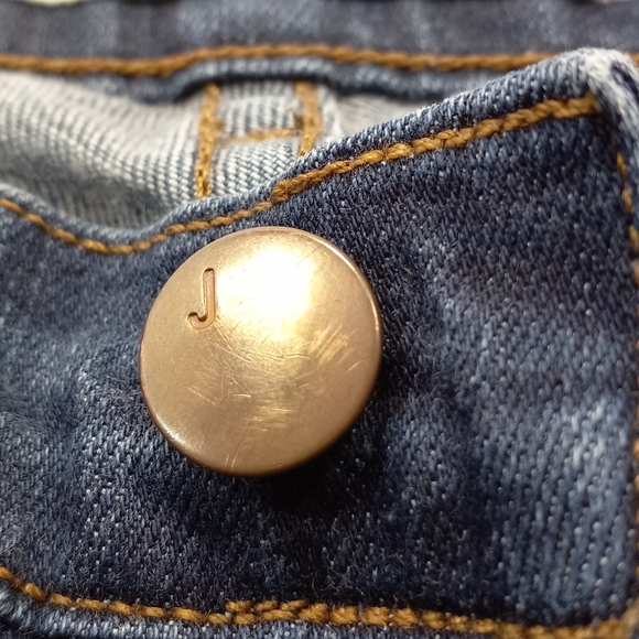 J BRAND PURE Navy Blue Denim Skinny Leg Jeans WornButNotWornOut - Picture 2 of 15